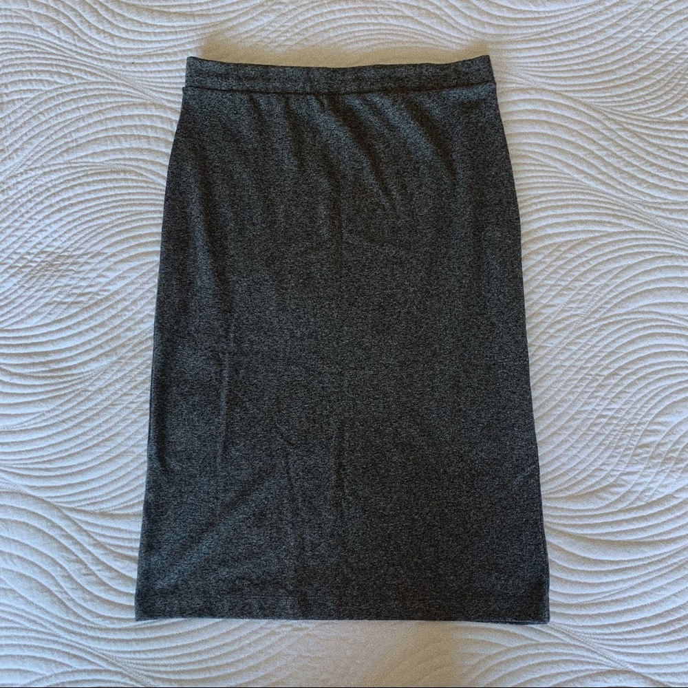 H&M Divided Dark Grey Speckled Midi Skirt